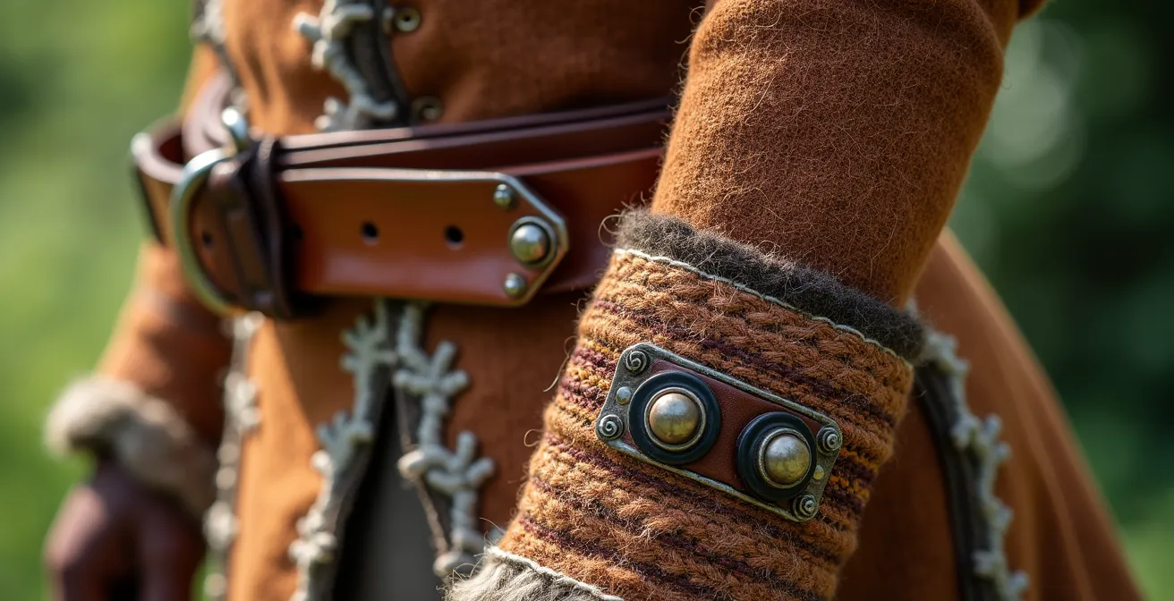 Groupe de personnes en costumes d'époque du 17e siècle participant à une reconstitution historique festive