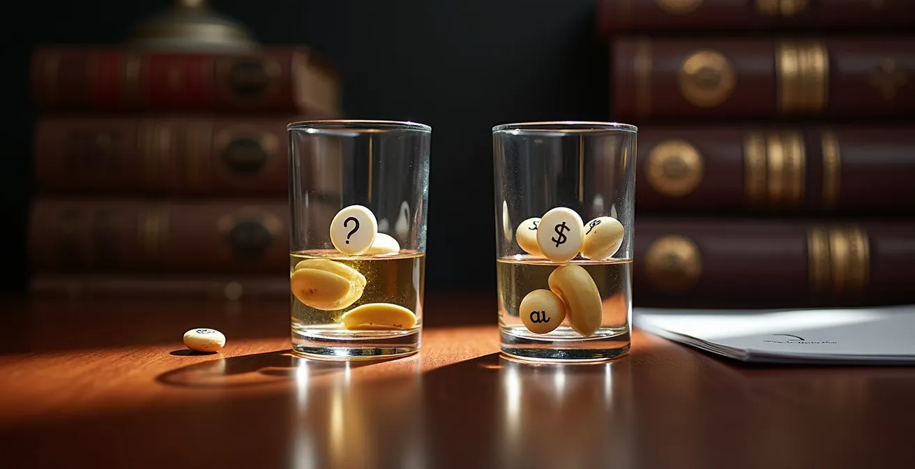 Illustration métaphorique de la confusion des patrimoines menant à la levée du voile corporatif